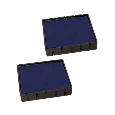 (128834) COLOP ALMOHADILLA E/52 AZUL BLISTER -2U-
