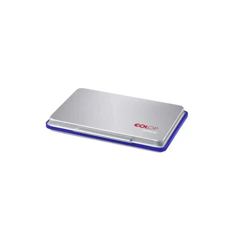 (137868) COLOP TAMPON MICRO M2 ESTUCHE DE METAL AZUL