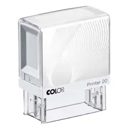 (144754) COLOP PRINTER 20 G7 14X38MM BLANCO/AZUL NO INCLUYE PLACA DE TEXTO PERSONALIZADA
