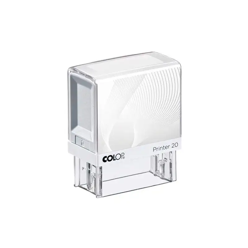 (144754) COLOP PRINTER 20 G7 14X38MM BLANCO/AZUL NO INCLUYE PLACA DE TEXTO PERSONALIZADA