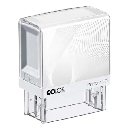 (144754) COLOP PRINTER 20 G7 14X38MM BLANCO/AZUL NO INCLUYE PLACA DE TEXTO PERSONALIZADA