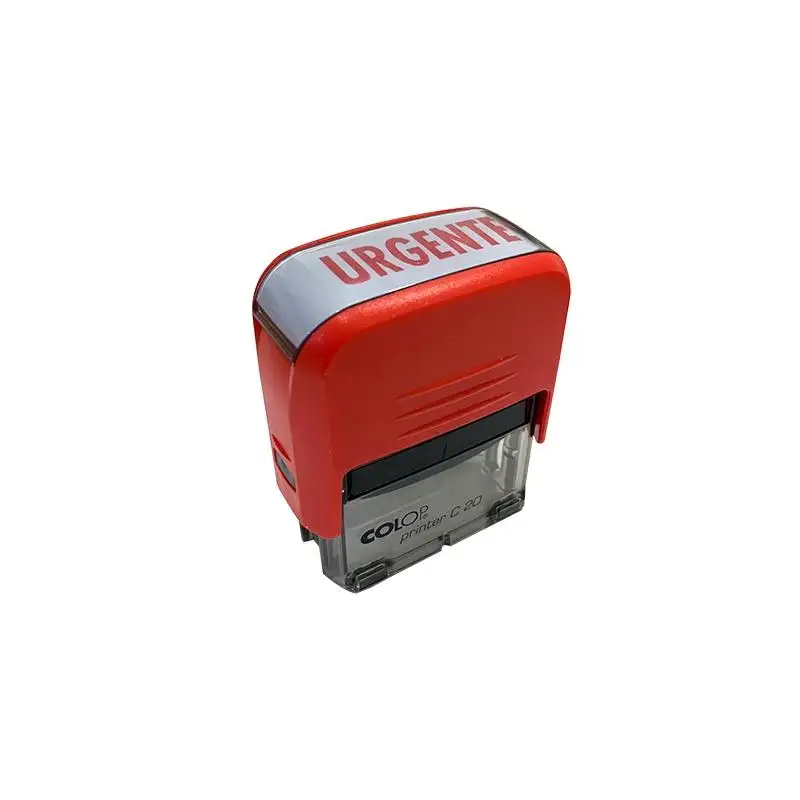 (156283R) COLOP SELLO PRINTER C20 FORMULA " URGENTE " ALMOHADILLA E/20 14X38MM ROJO