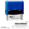 (SGC.C40) COLOP SELLO AUTOMÁTICO PRINTER C40 CON PLACA DE TEXTO PERSONALIZABLE 23X59MM 6 LÍNEAS -PARA PERSONALIZAR-