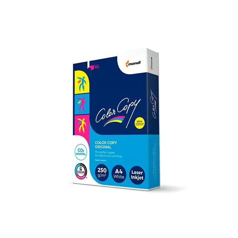 (482231) COLOR COPY ORIGINAL PAPEL REPROGRÁFICO DIN A4 SATINADO 250GR PAQUETE DE 125H 210X297MM BLANCO