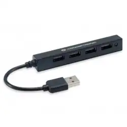(HUBBIES05B) CONCEPTRONIC HUB USB 2.0 4 PUERTOS