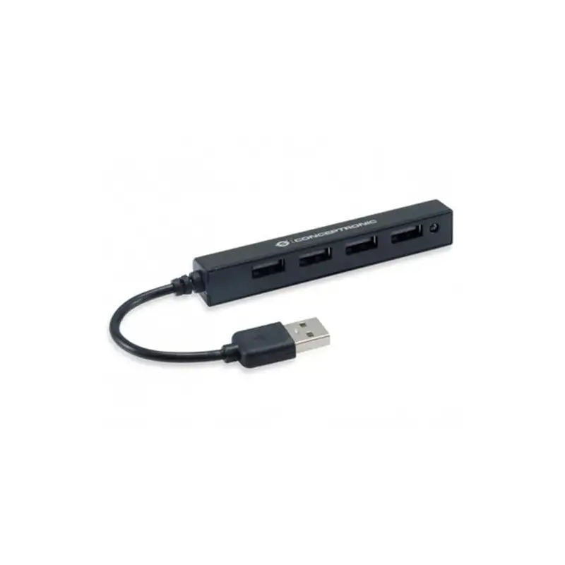 (HUBBIES05B) CONCEPTRONIC HUB USB 2.0 4 PUERTOS