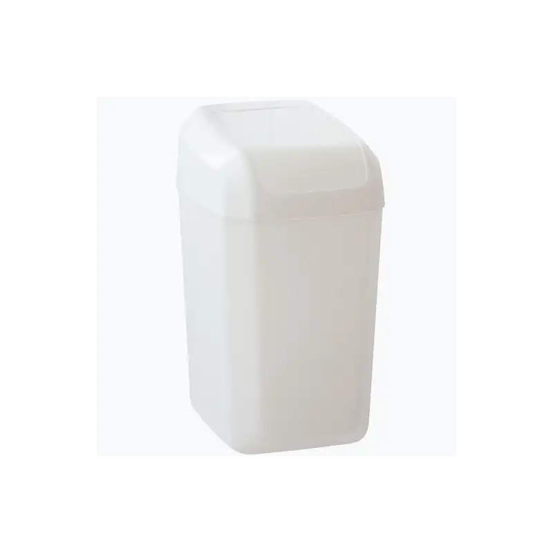 (24650BL) DENOX PAPELERA TAPA BASCULANTE TROYA 30L BLANCO