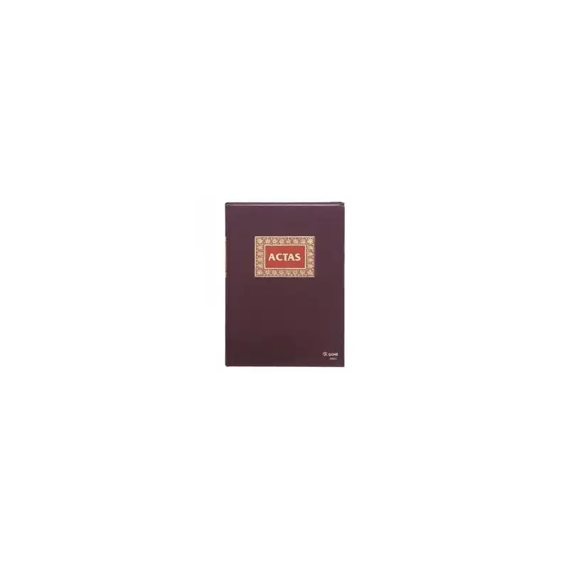 (09905) DOHE LIBRO DE ACTAS FOLIO NATURAL 100 HOJAS