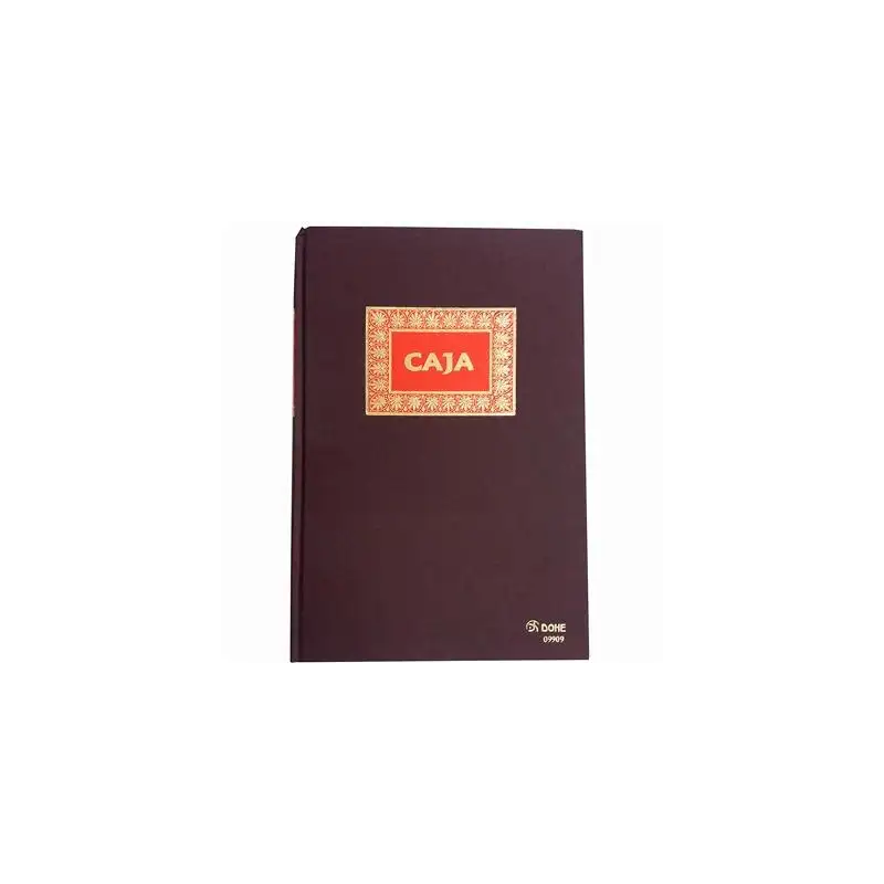 (09909) DOHE LIBRO CAJA DE CONTABILIDAD 100H NUMERADAS FOLIO NATURAL