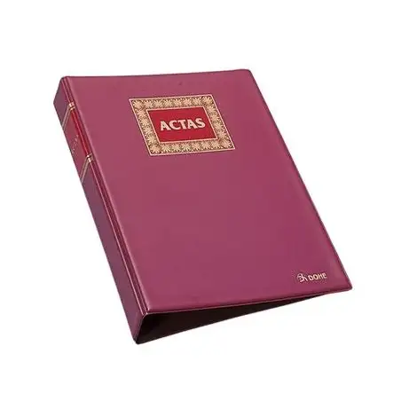 (09922) LIBRO DE ACTAS RECAMBIABLES FOLIO NATURAL 100 HOJAS