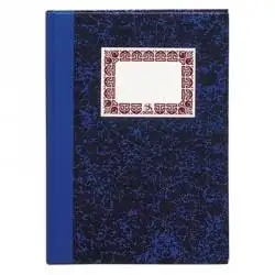 (09950) DOHE CUADERNO CARTONÉ 100H FOLIO NATURAL 70GR RAYADO HORIZONTAL AZUL