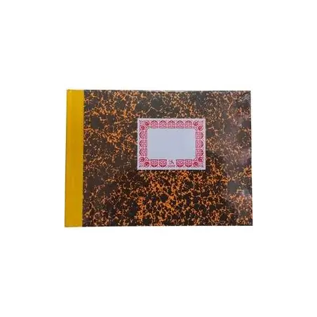 (09963) DOHE CUADERNO CARTONÉ CUENTAS CORRIENTES 100H CUARTO APAISADO 70GR MARRÓN