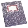 (09987) DOHE CUADERNO CARTONÉ ÍNDICE RÚSTICA 24H CUARTO NATURAL GRIS CLARO
