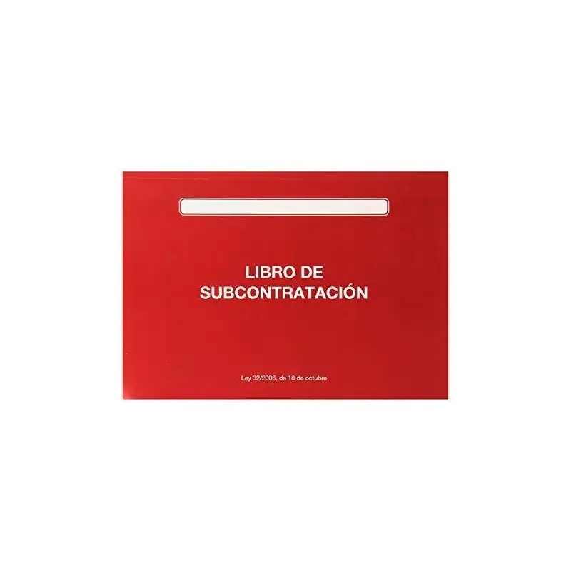 (09990) LIBRO DE SUBCONTRATACIÓN OFICIAL CATALÁN