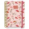 (52186) DOHE AGENDA ESCOLAR PREMIUM A5 ESPIRAL DOBLE DP CARTÓN FORRADO MOD. BELLE 2026-2027