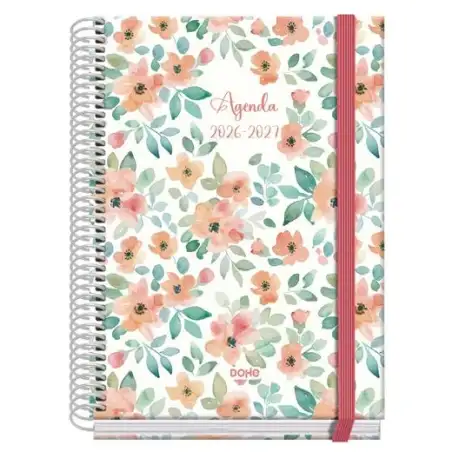 (52199) DOHE AGENDA ESCOLAR PRIME A5 ESPIRAL SV CARTÓN FORRADO MOD. CANDY 2026-2027