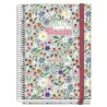 (52207) DOHE AGENDA ESCOLAR PRIME A5 ESPIRAL DP CARTÓN FORRADO MOD. BLOOM 2026-2027