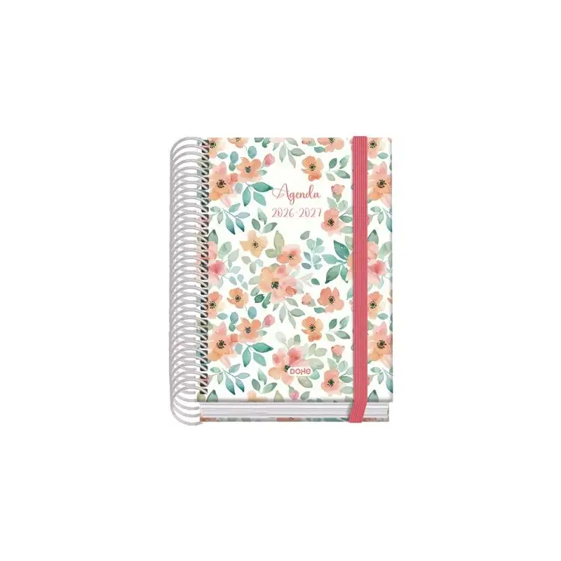 (52211) DOHE AGENDA ESCOLAR PRIME A6 ESPIRAL DP CARTÓN FORRADO MOD. CANDY 2026-2027