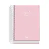 (52230) DOHE AGENDA ESCOLAR BASIC SERENITY A6 ESPIRAL DP CARTÓN FORRADO ROSA 2026-2027