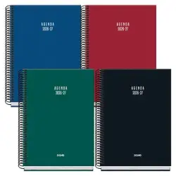 (52325) DOHE AGENDA ESCOLAR BASIC COLOUR VIBES A5 ESPIRAL DP CARTÓN FORRADO COLORES SURTIDOS 2026-2027
