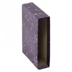 (09141) DOHE FUNDA ARCHIVADOR ARCHINOVO FOLIO LOMO ANCHO CARTÓN FORRADO NEGRO JASPEADO