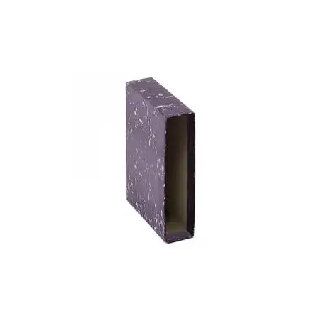 (09143) DOHE FUNDA ARCHIVADOR ARCHINOVO CUARTO NATURAL LOMO ANCHO CARTÓN FORRADO NEGRO JASPEADO