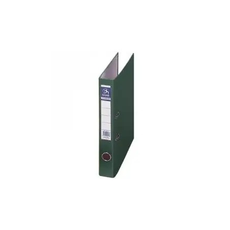 (09418) DOHE ARCHIVADOR PALANCA ARCHICOLOR A4 LOMO ESTRECHO RADO CARTÓN FORRADO PP VERDE