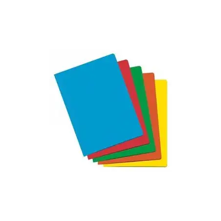 (10249) DOHE SUBCARPETA CARTULINA SURTIDO COLORES INTENSO FOLIO FASTENER 180GR -50U-