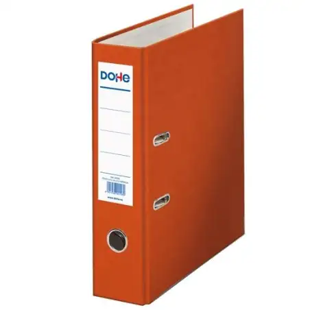 (90126) DOHE ARCHIVADOR PALANCA ARCHICOLOR FOLIO LOMO ANCHO RADO CARTÓN FORRADO PP NARANJA