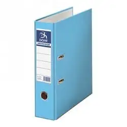 (90210) DOHE ARCHIVADOR PALANCA FOLIO LOMO ANCHO RADO CARTÓN FORRADO PP AZUL CLARO