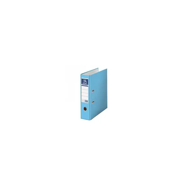 (90210) DOHE ARCHIVADOR PALANCA FOLIO LOMO ANCHO RADO CARTÓN FORRADO PP AZUL CLARO