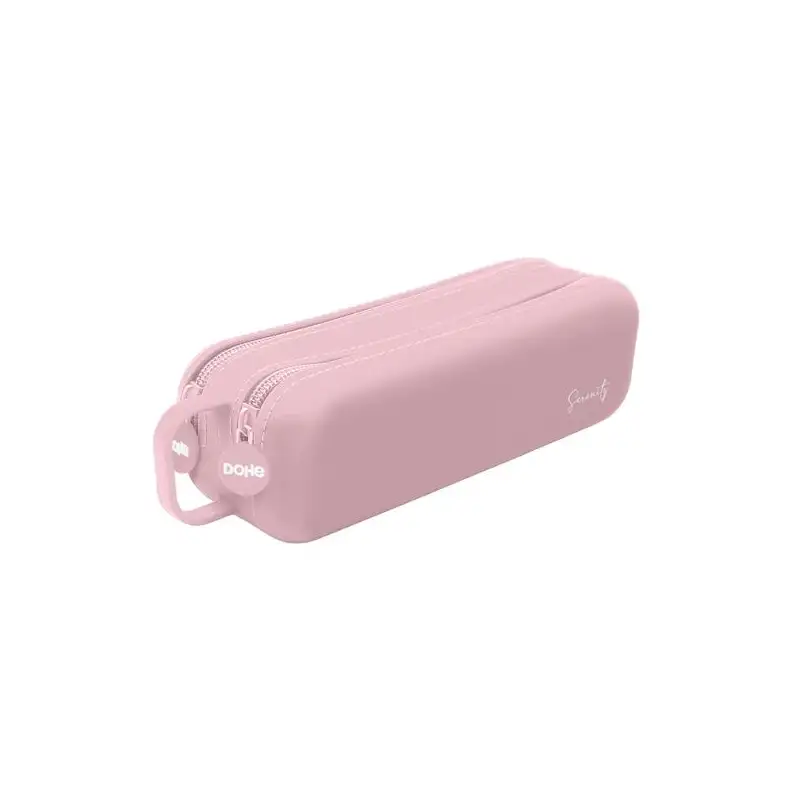 (52276) DOHE PORTATODO CUADRUPLE DE SILICONA SERENITY ROSA