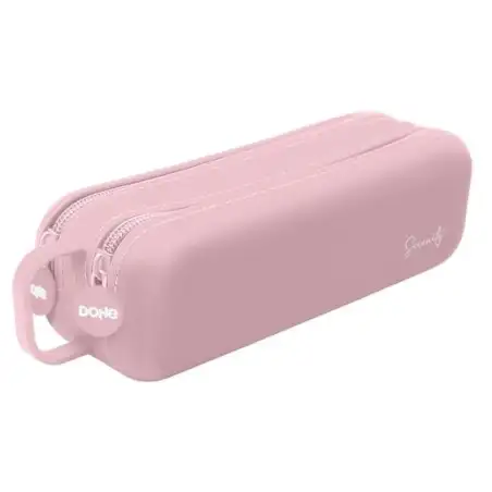 (52276) DOHE PORTATODO CUADRUPLE DE SILICONA SERENITY ROSA