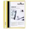 (257904) DURABLE CARPETA DE PRESENTACIÓN DOSSIER FÁSTENER DURAPLUS A4 AMARILLO -25 UD-