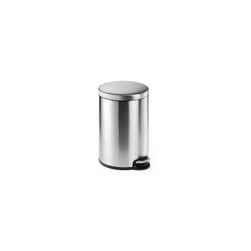 (340223) DURABLE PAPELERA CON PEDAL REDONDA 20 LITROS 360X455MM INOXIDABLE