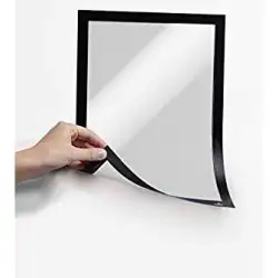 (486901) DURABLE MARCO INFORMATIVO MAGNETICO DURAFRAME A4 NEGRO -5U-