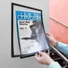 (487301) DURABLE MARCO INFORMATIVO MAGNETICO DURAFRAME ADHESIVO A SUPERFICIES LISAS Y SOLIDAS A3 NEGRO