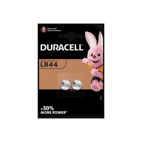 (950383) DURACELL PILA ALCALINA ESPECIAL LR44 DE BOTÓN 1