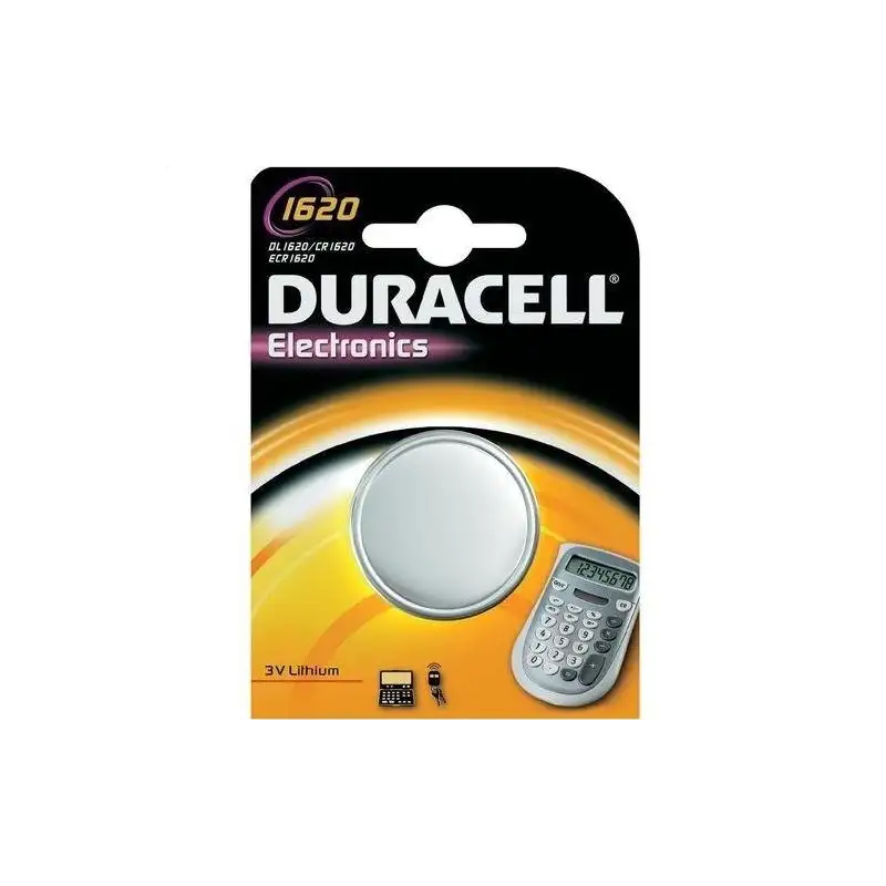 (DRB1620) DURACELL PILAS PLANAS DE LITIO 3V - CR1620 BLISTER 1 UNIDAD