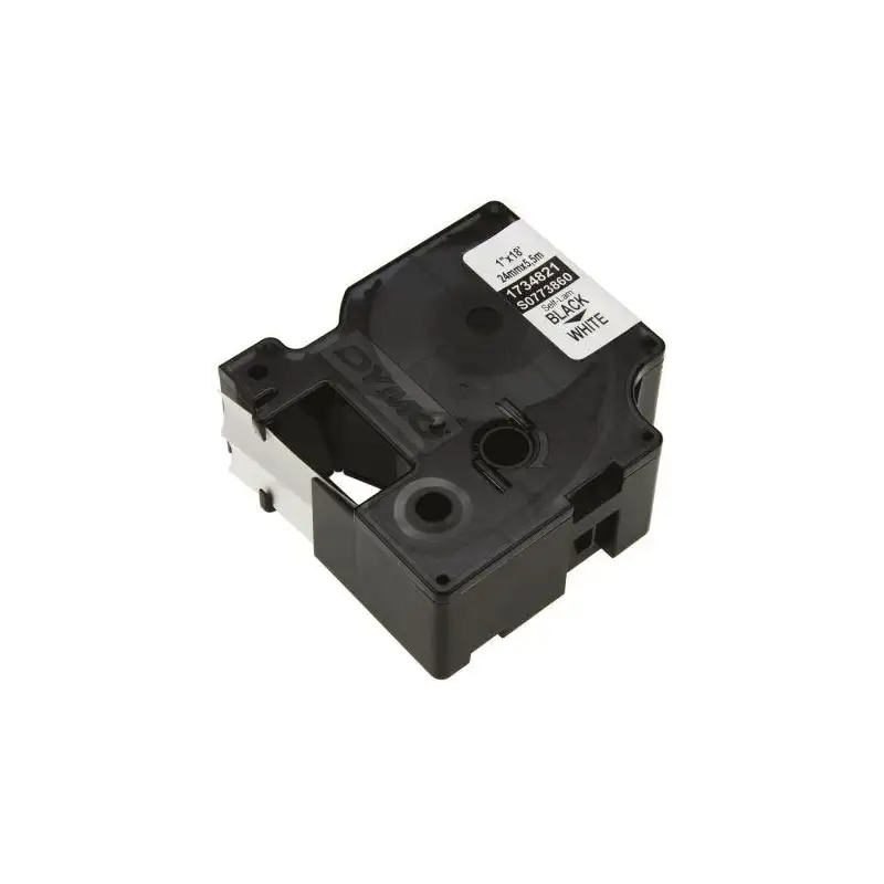 (1734821) DYMO CINTA DE ETIQUETAS INDUSTRIAL ADHESIVA ID1-24 - NEGRO SOBRE BLANCO - 24MMX5´5M - LAMINADO - ROTULADORA RHINO