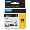 (1805436) DYMO CINTA DE ETIQUETAS INDUSTRIAL ADHESIVA ID1-19 - BLANCO SOBRE NEGRO - 19MMX5.5M - POLIESTER - ROTULADORA RHINO