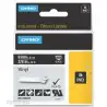 (1805437) DYMO CINTA DE ETIQUETAS INDUSTRIAL ID1-9 - BLANCO SOBRE NEGRO - 9MMX5´5M - VINILO - ROTULADORA RHINO