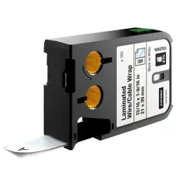 (1868705) DYMO CINTA XLT - NEGRO SOBRE BLANCO - 21X39MM - LAMINADA
