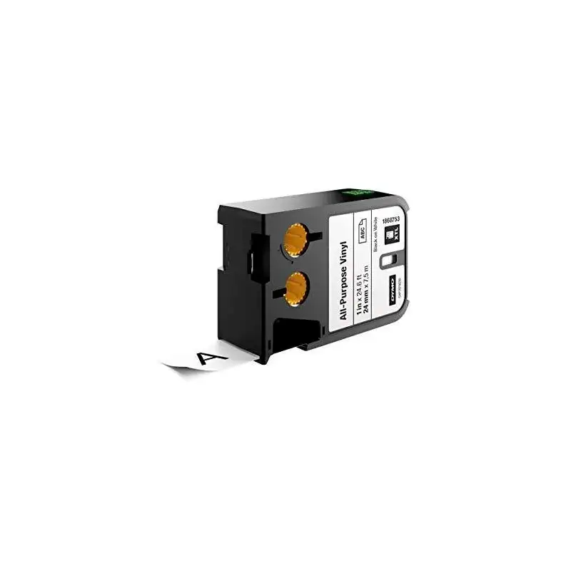 (1868753) DYMO CINTA XLT - NEGRO SOBRE BLANCO - 24MMX7´5M - VINILO