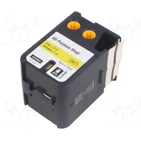 (1868775) DYMO CINTA XLT - NEGRO SOBRE AMARILLO - 54MMX7M - VINILO