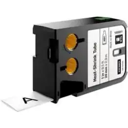 (1868811) DYMO TUBO TERMORRETRACTIL CINTA XLT -  NEGRO SOBRE BLANCO - 24MM - ROTULADORA RHINO
