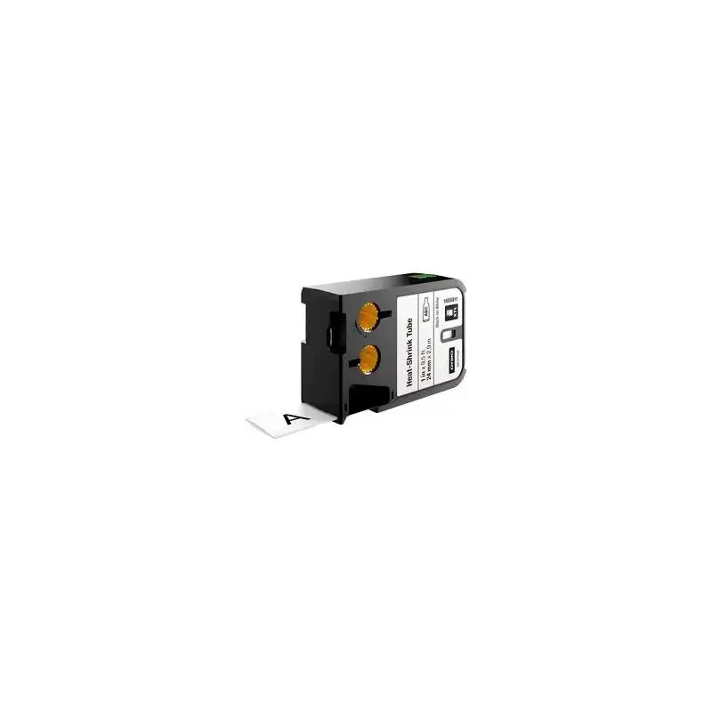 (1868811) DYMO TUBO TERMORRETRACTIL CINTA XLT -  NEGRO SOBRE BLANCO - 24MM - ROTULADORA RHINO