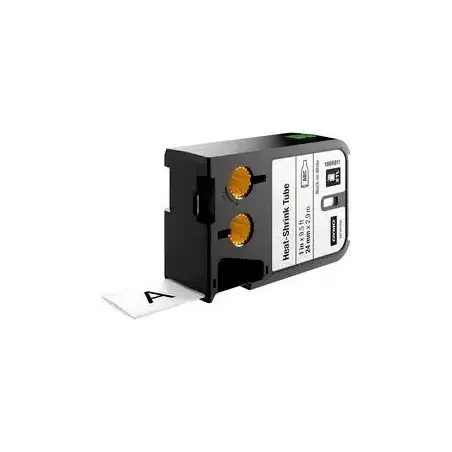 (1868811) DYMO TUBO TERMORRETRACTIL CINTA XLT -  NEGRO SOBRE BLANCO - 24MM - ROTULADORA RHINO