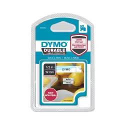 (1978364) DYMO CINTA DE TRANSFERENCIA TERMICA D1 DURABLE - NEGRO SOBRE BLANCO - 12MMX5