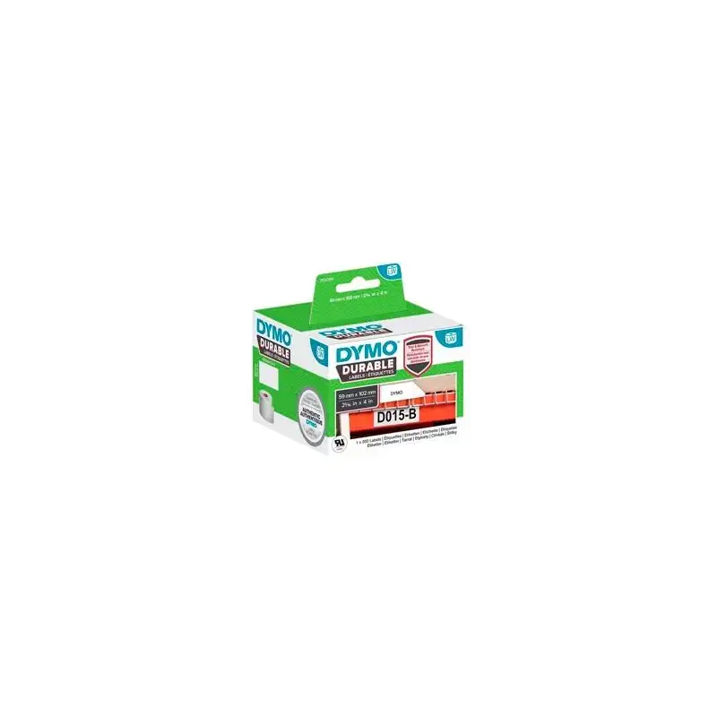(2112290) DYMO ETIQUETA ADHESIVA DURABLE - BLANCO - 59MMX102MM - ROTULADORA LABEL WRITER (ROLLO 300UD)